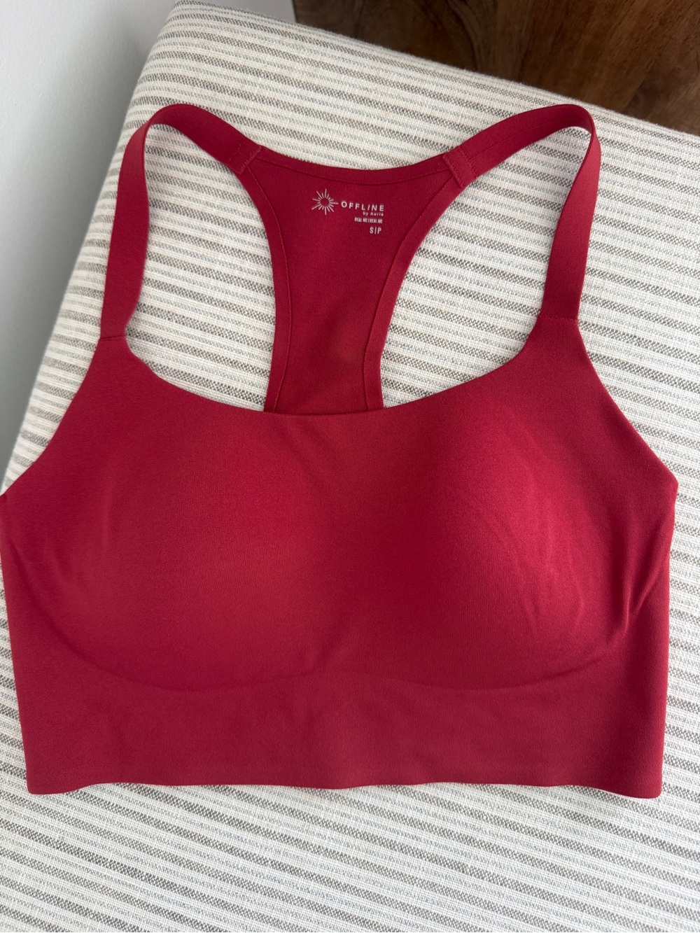 OFFLINE by Aerie Seamless Racerback Bra - Cherry Red